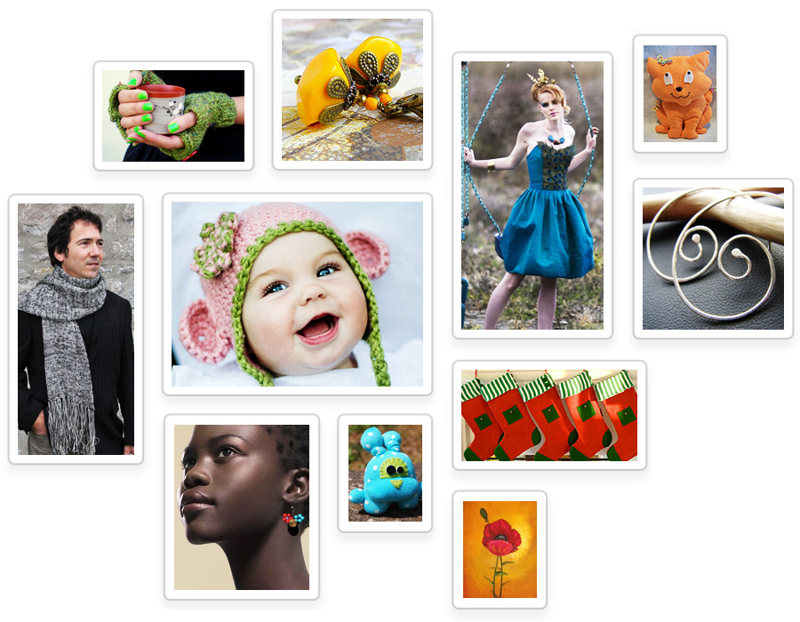 Samples of Handmade Products.