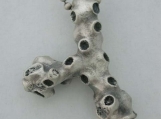 Sterling Silver 'Coral' Pendant with Pearl