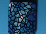 Stained Glass Look Hand Painted Original Pendant