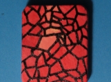 Stained Glass Look Hand Painted Orignal Pendant