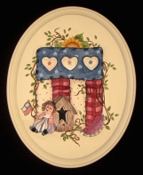 American Heritage Rag Doll Plaque 